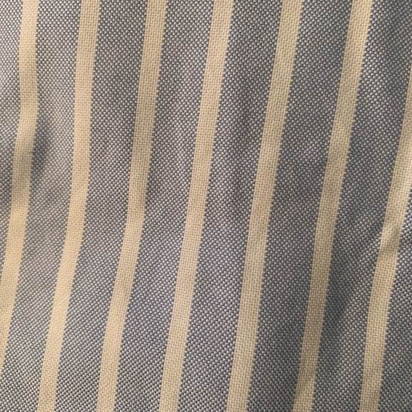 GRIFONI Men's long sleeves woven shirt in blue/white stripes - Picture 6 of 8